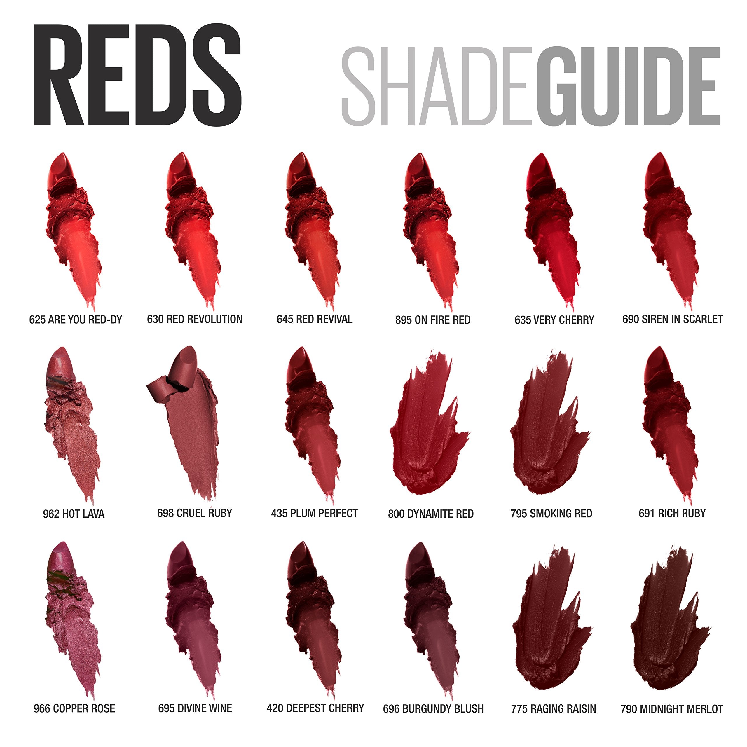 Couleur audacieuse Cruel Ruby, pigment riche pour une teinte uniforme