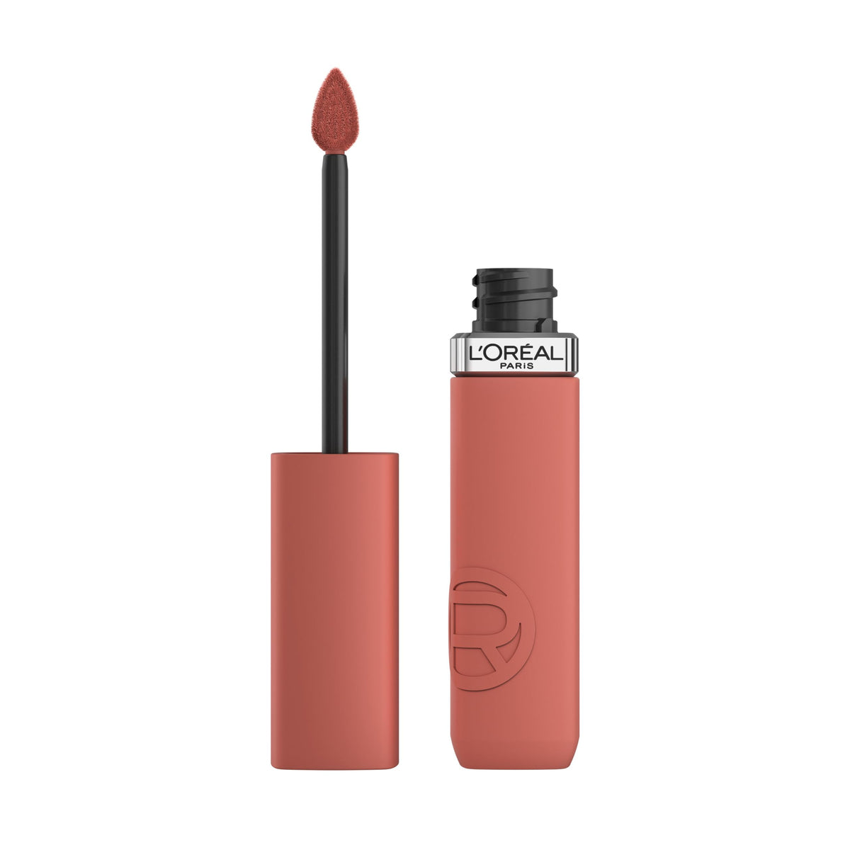 Maybelline rouge liquide mat Rose Heat 630 sur flacon, tenue longue durée.