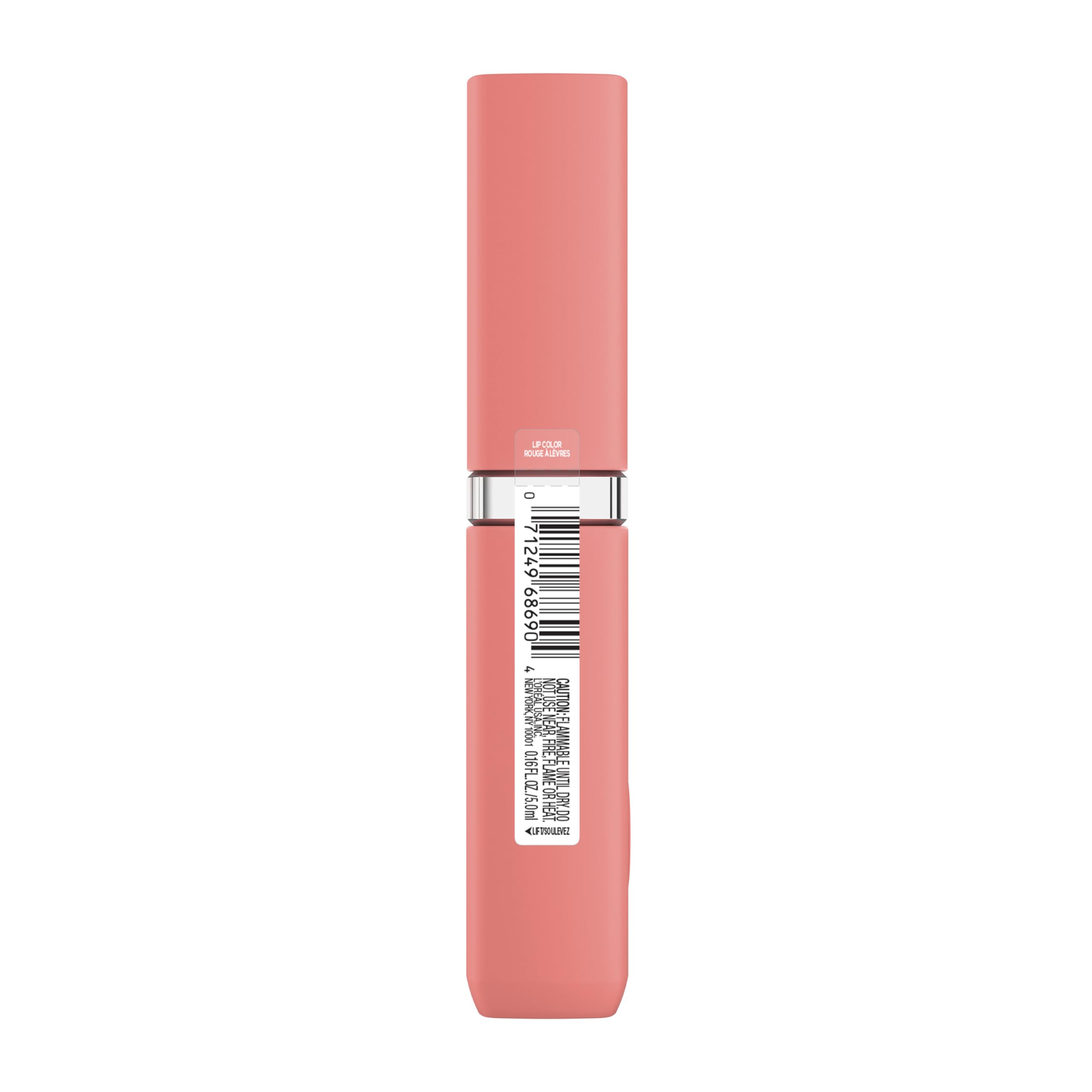 Maybelline rouge liquide mat résistance idéal pour usage quotidien sans bavures.