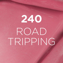Maybelline rouge liquide mat en teinte Road Tripping 240, nuance audacieuse pour le look.