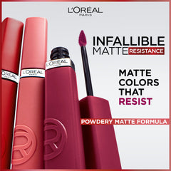 Maybelline rouge liquide fini mat : tenue longue jusqu'à 16 heures.