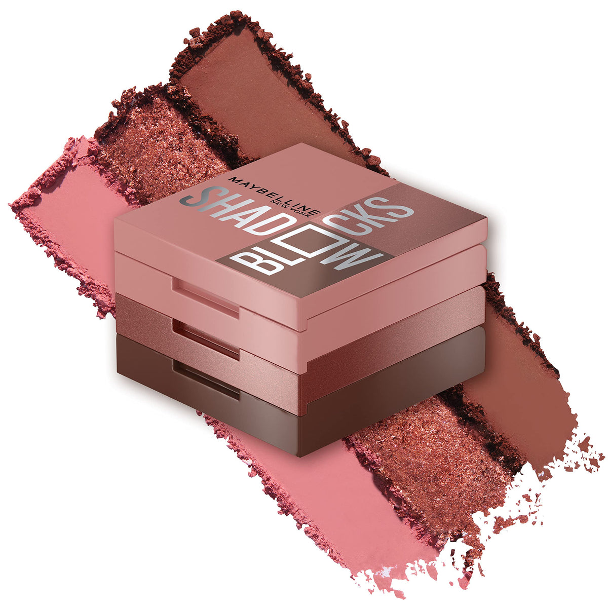 Maybelline Shadow Blocks palette yeux emboitees: couleurs intenses et application sans effort