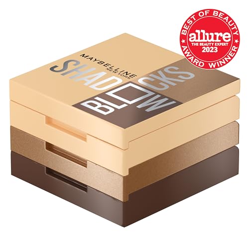 Maybelline Shadow Blocks Trio, ombre scintillante, pour créer une lumière subtile en soirée.