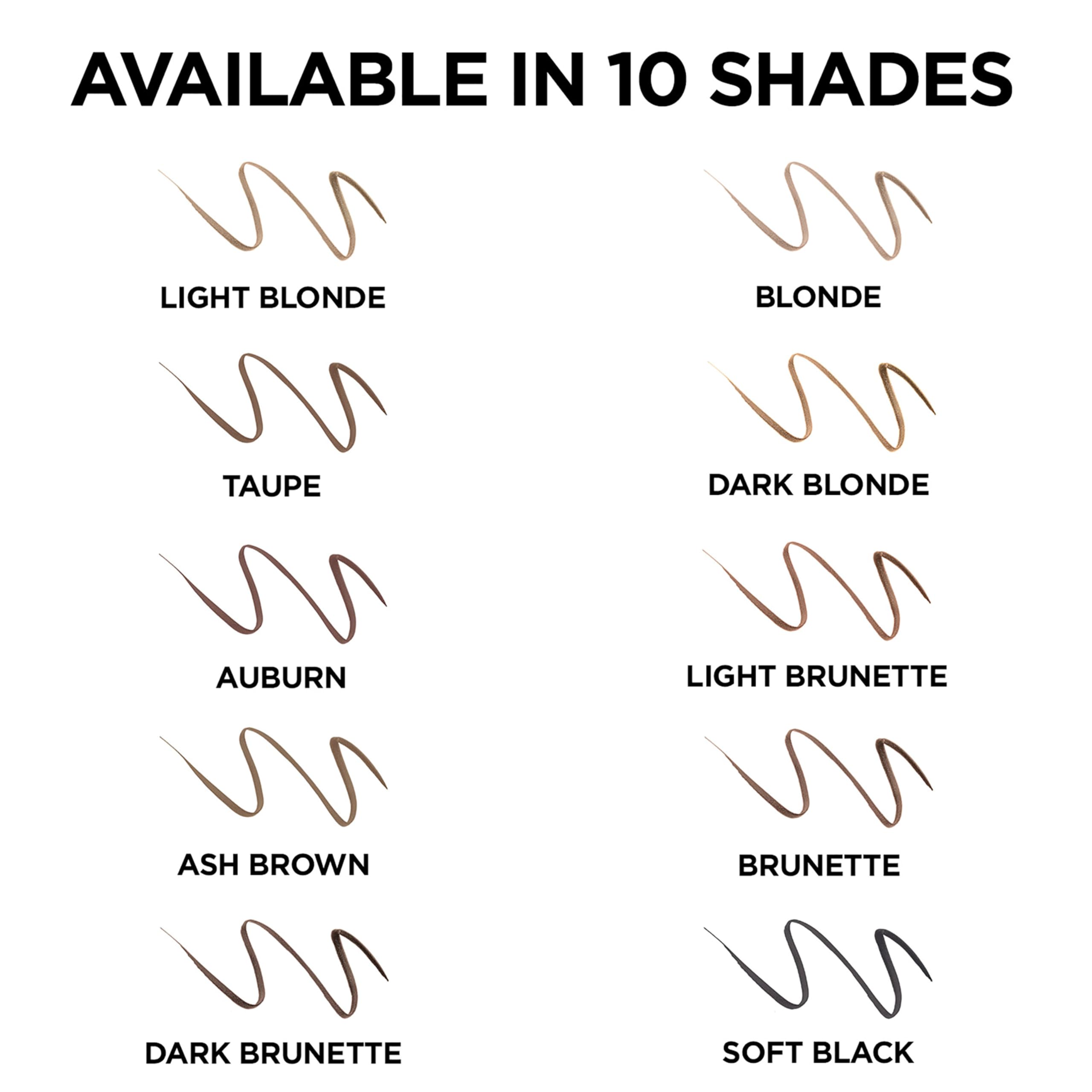 MAYBELLINE Forme naturelle des sourcils grâce au design mécanique rétractable.