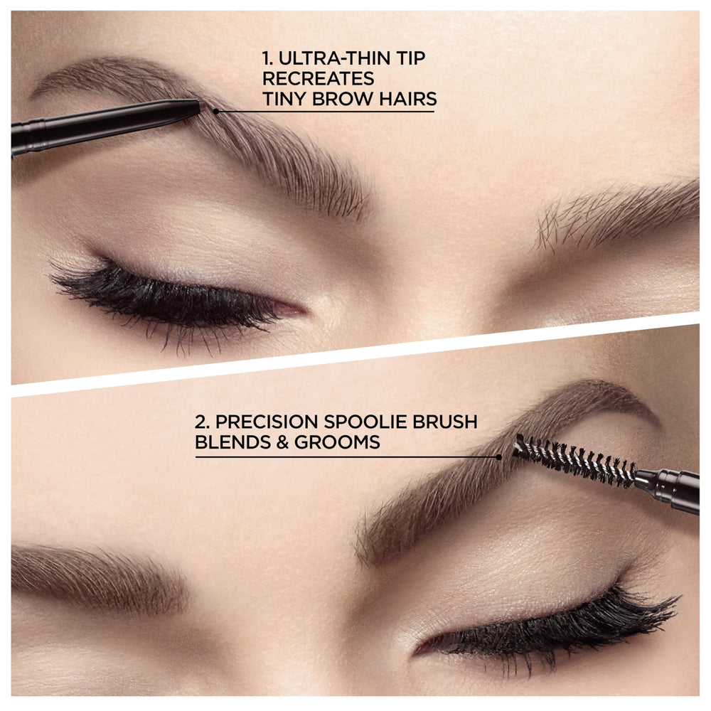 MAYBELLINE Sourcils brosse-spoolie pour peigner et estomper les poils.