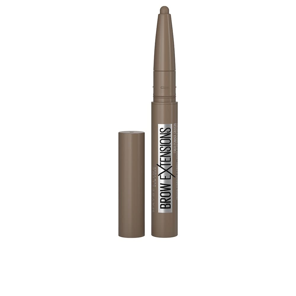 Maybelline Sourcils Extension Bâton Fibre pour des sourcils plus épais et naturels.