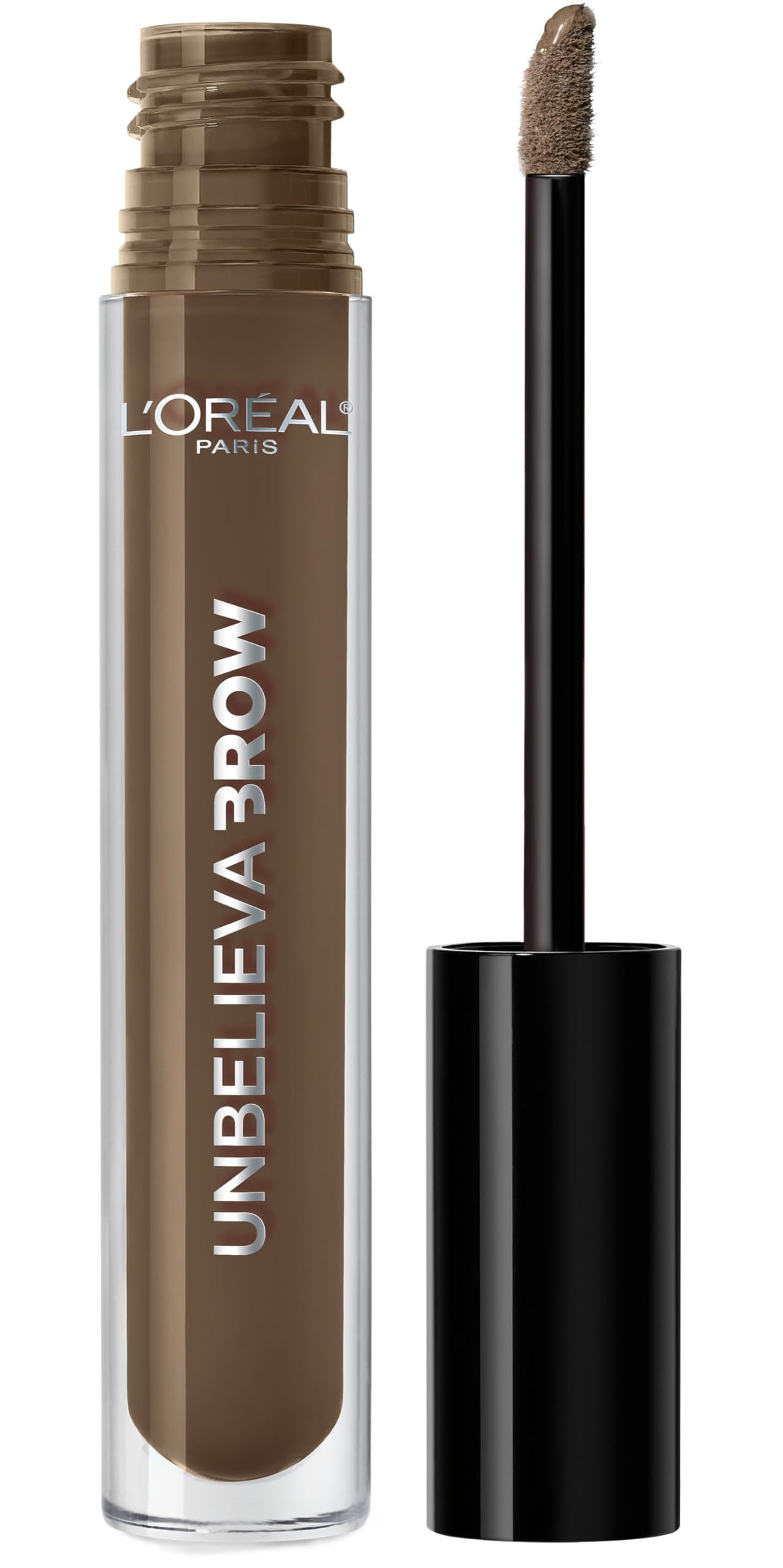 Maybelline Unbelieva-Brow, teinte brunette, pinceau précis pour une définition durable.