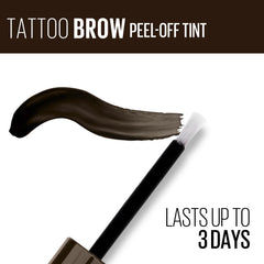 Maybelline Sourcils Tattoo Gel texture sèche, faible transfert.