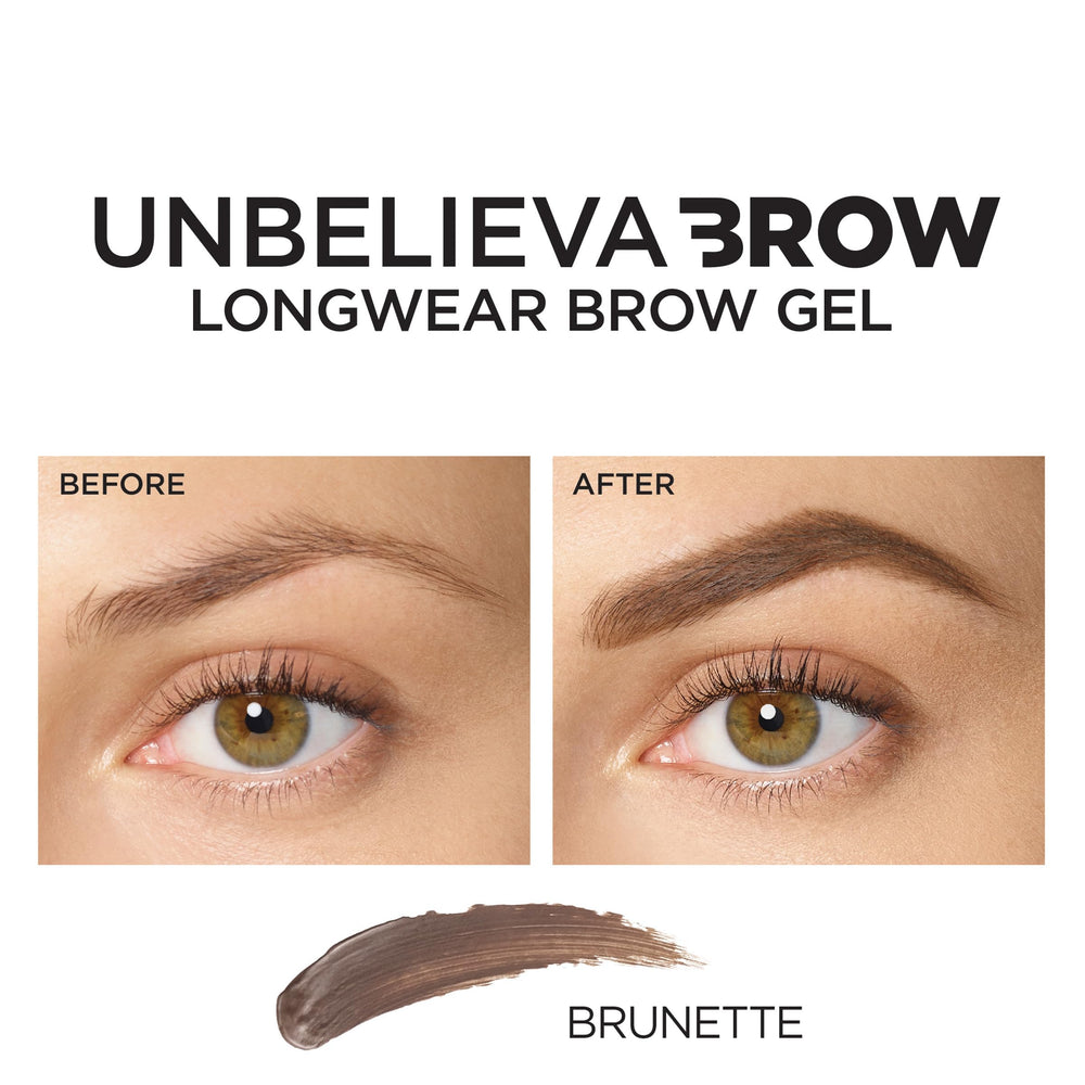 Maybelline Unbelieva-Brow, teinte brunette pour fini naturel ou intense.