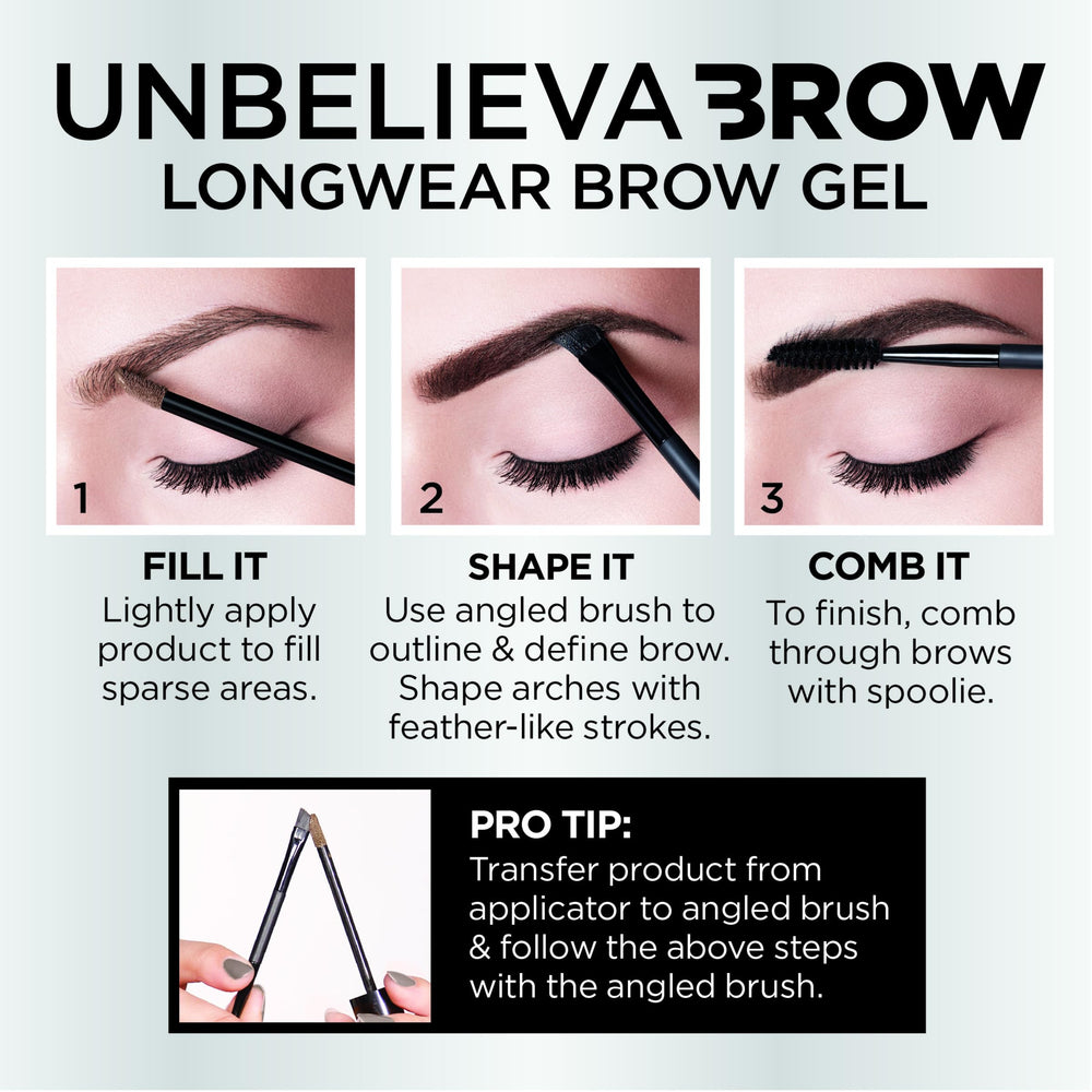 Maybelline Unbelieva-Brow, tenue longue durée pour une définition.