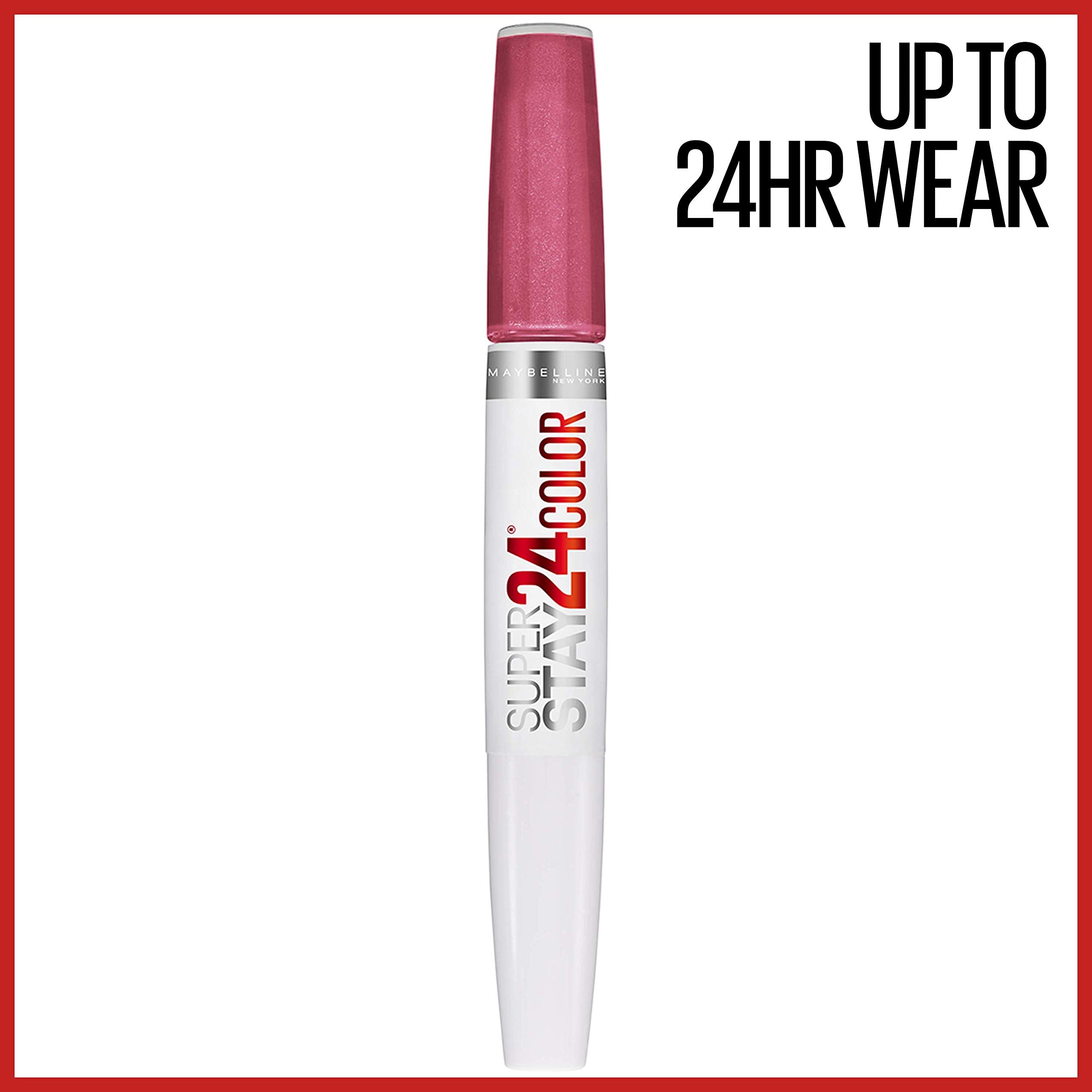 Application en deux étapes Maybelline Super Stay 24, couleur longue durée.