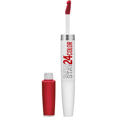 Maybelline Super Stay 24, Rouge Optique, applicateur précis pour une application nette