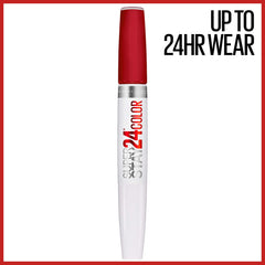 Maybelline Super Stay 24, Rouge Optique, pigmentation intense et couvrance élevée