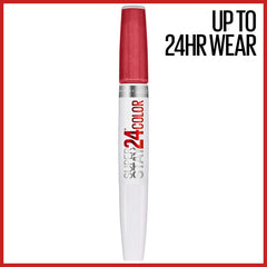 Maybelline Super Stay 24 teinte-corail-continu : couleur longue tenue et éclat durable.