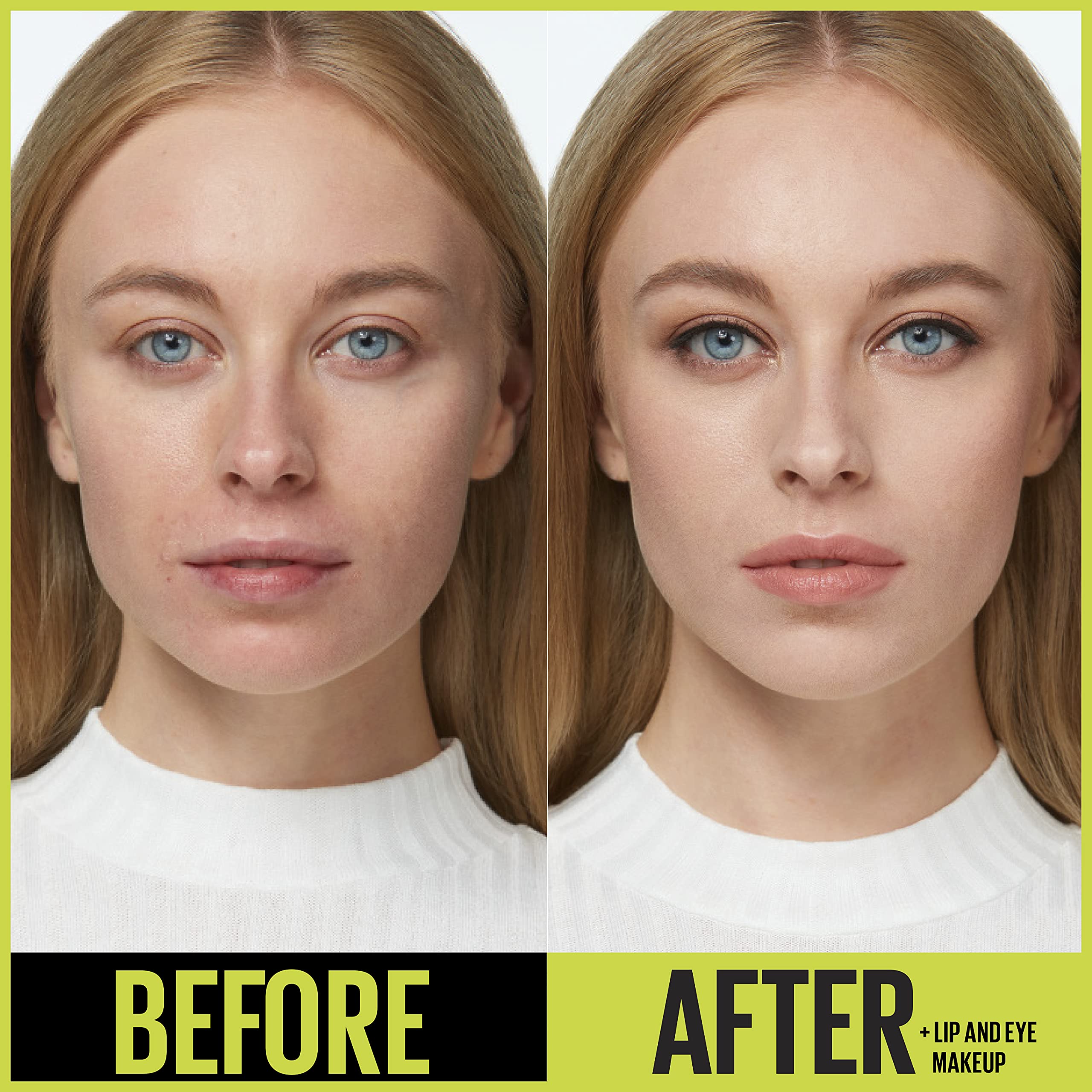 Routine maquillage Maybelline pour un teint uniforme.