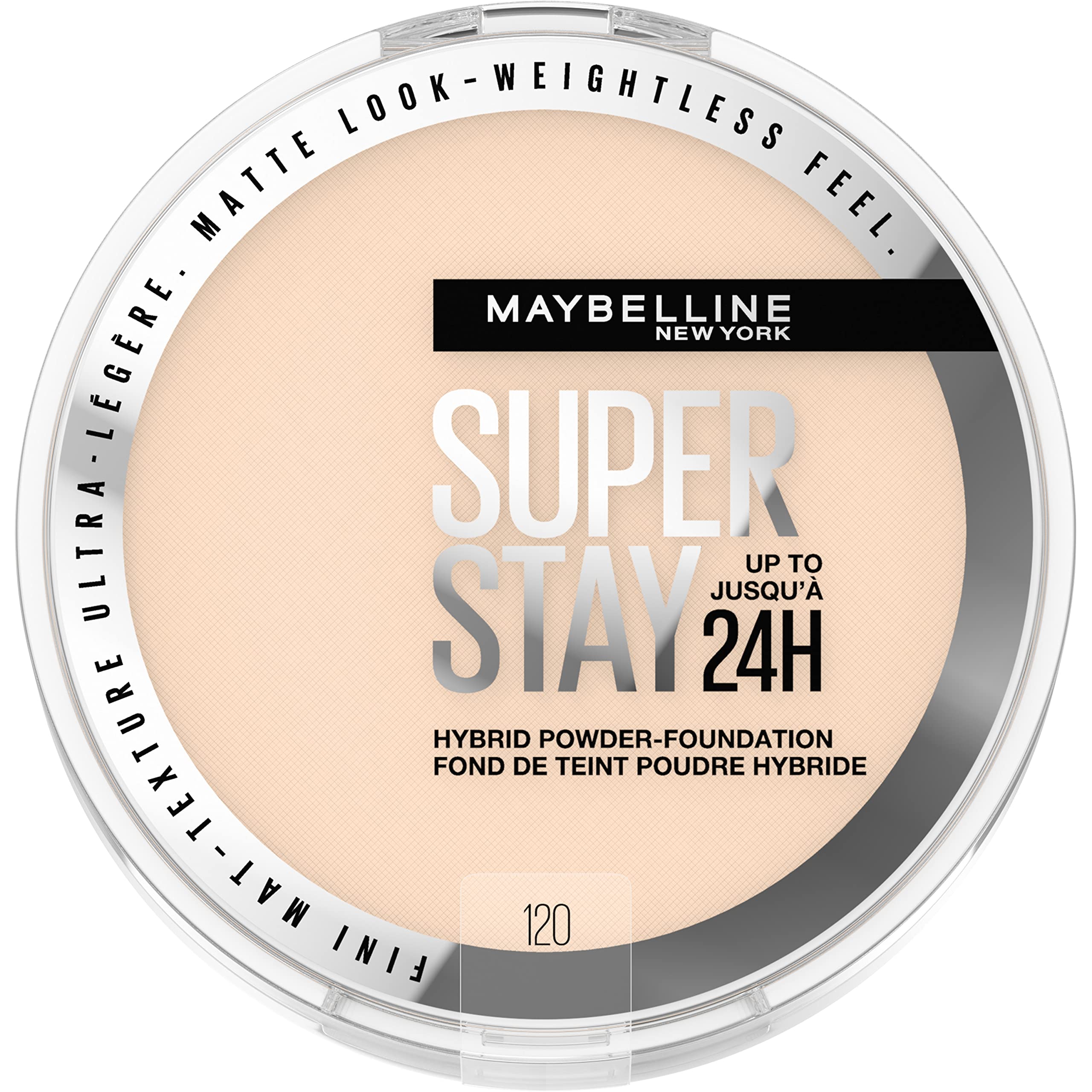 Maybelline Super Stay Hybride Poudre Teint – application précise et longue tenue.