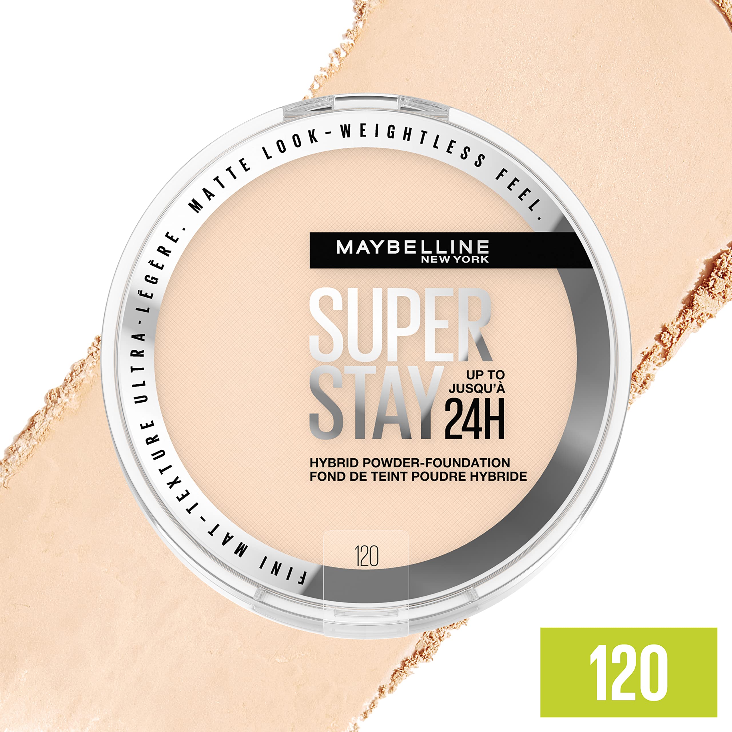 Maybelline Super Stay Hybride Poudre Teint – résistance à la sueur.