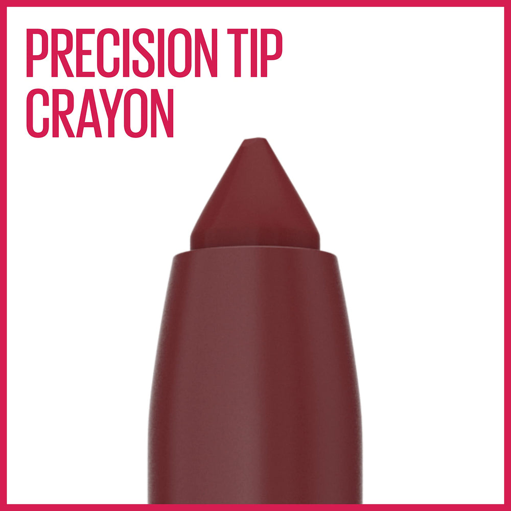 Maybelline Crayon à Lèvres Matte Accept A Dare, taille-crayon intégré