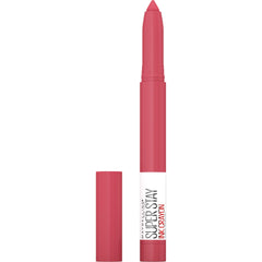 Maybelline Super Stay Ink Crayon sur lèvres rose pâle, couleur durable.