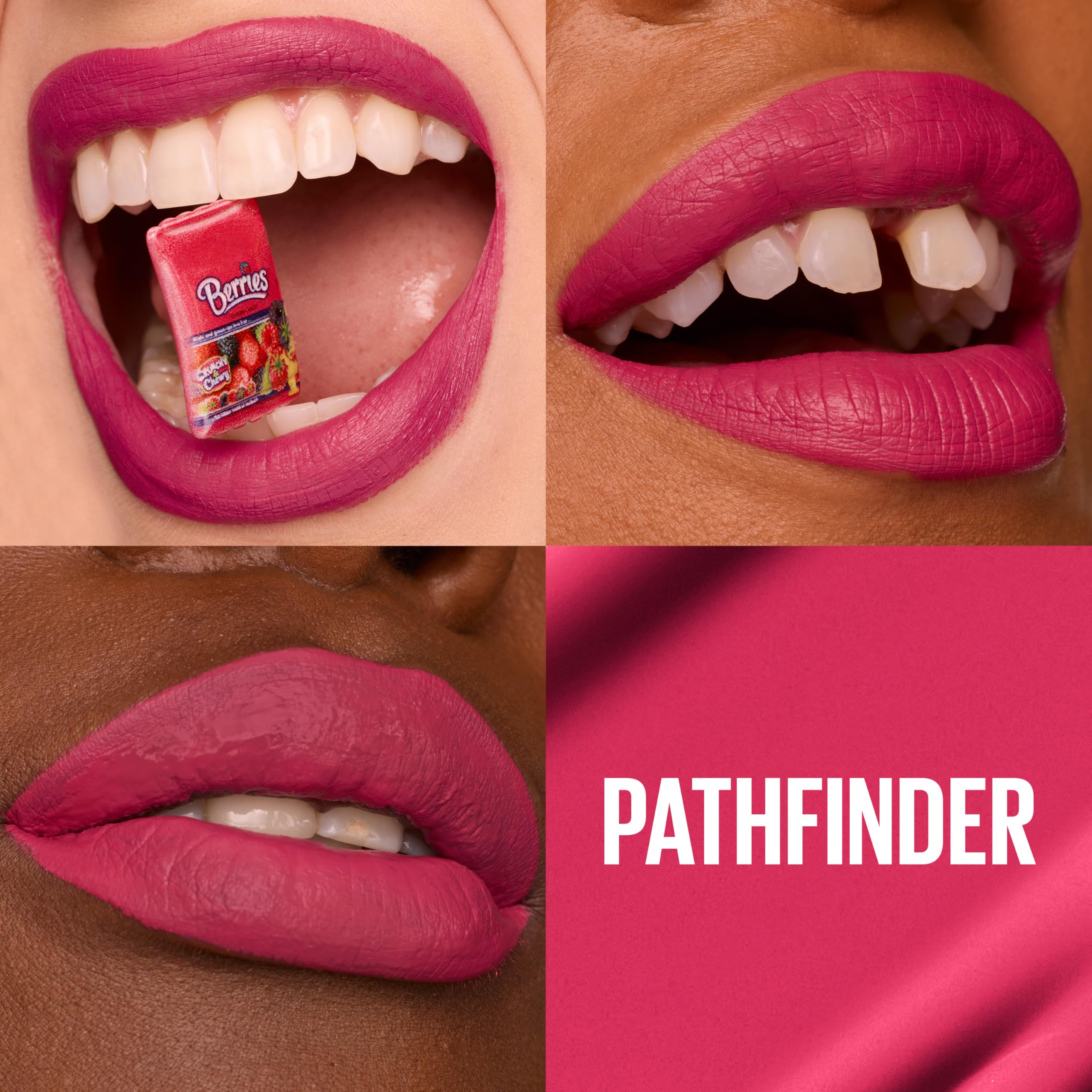 Texture mate longue tenue jusqu'à 16 heures pour Pathfinder Berry Pink