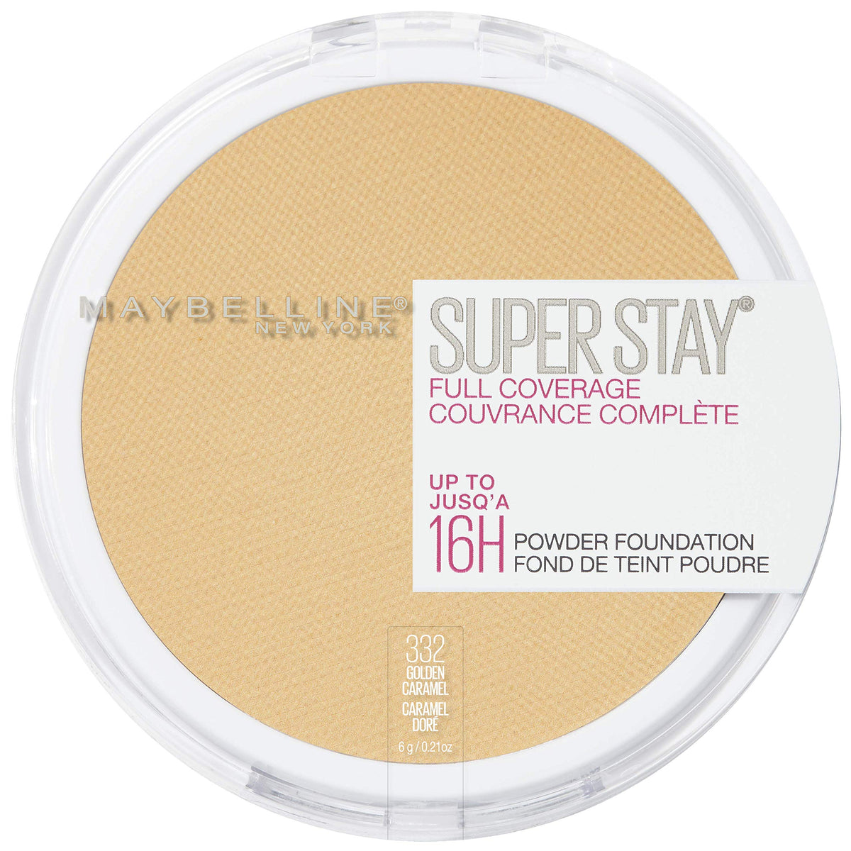Maybelline Super Stay Poudre Fond de Teint: couvrance longue durée et fini mat.