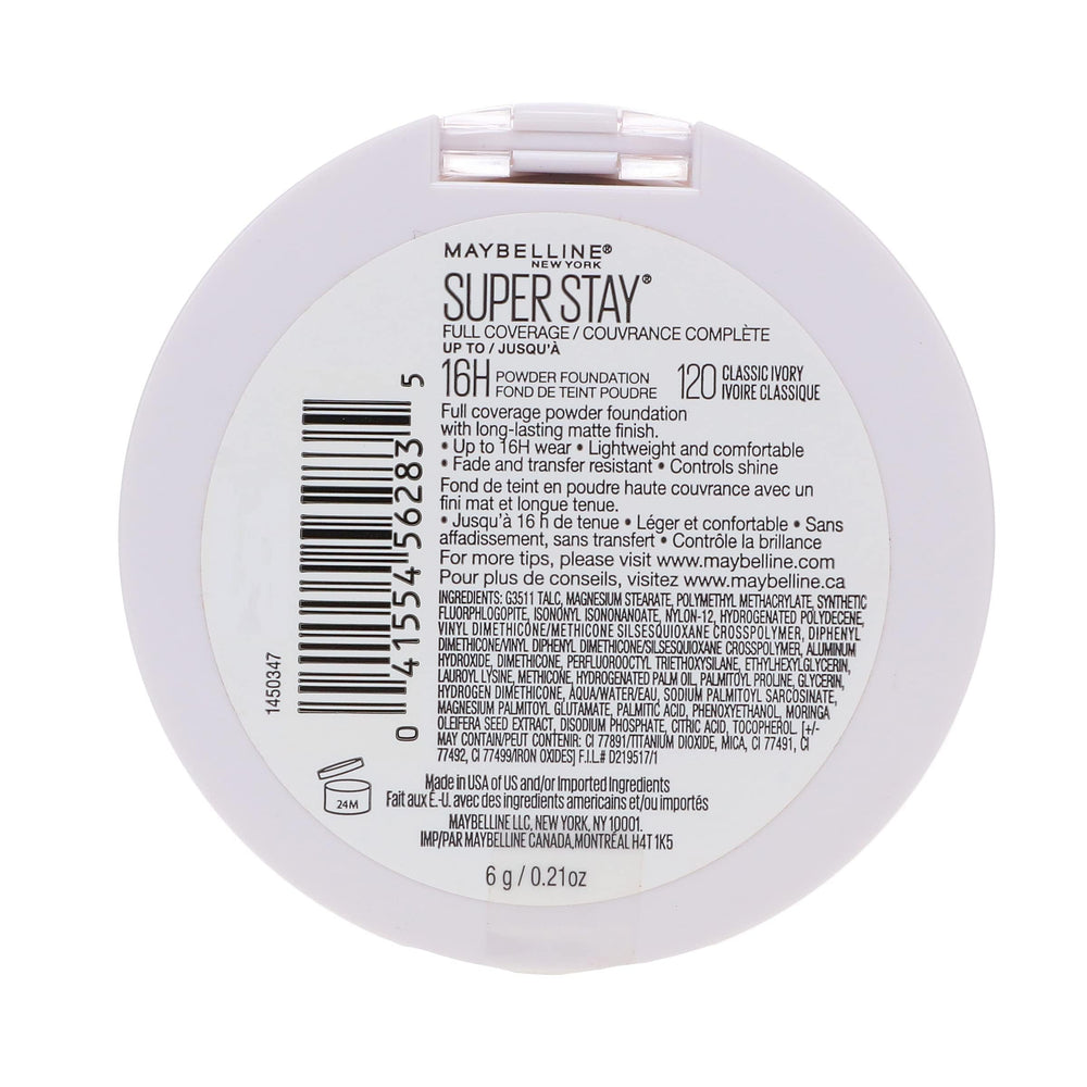 Idéal avec d'autres produits Maybelline pour un teint coordonné.