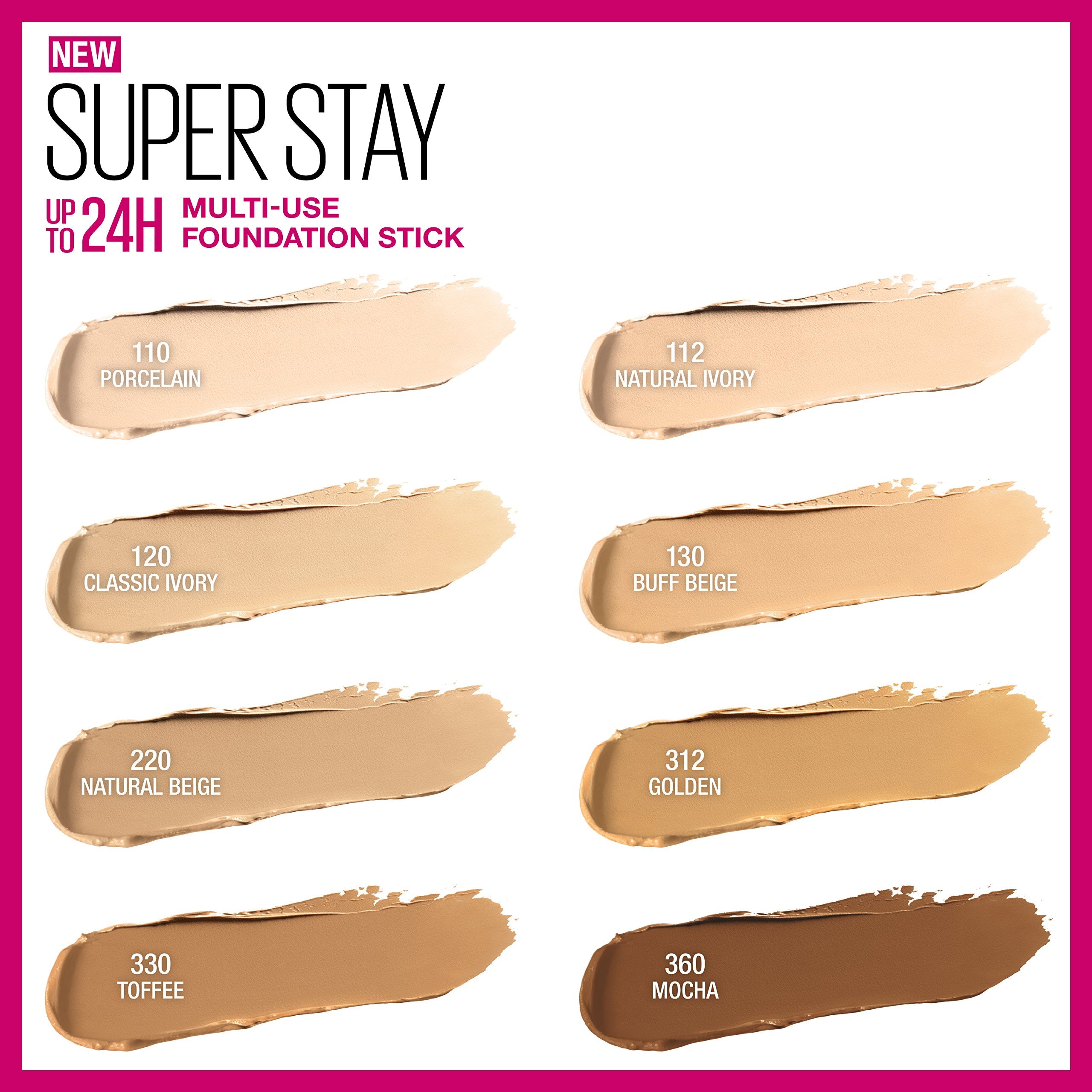 MAYBELLINE Super Stay Stick Retouche rapide en déplacement.