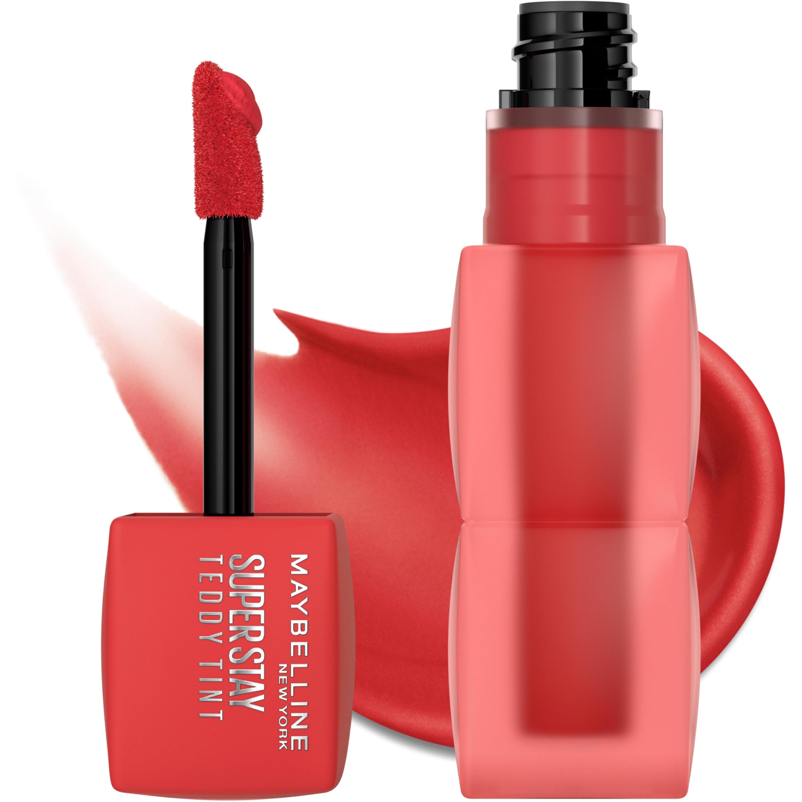 Packaging compact et ergonomique du Teddy Lip Tint pour une application confortable.