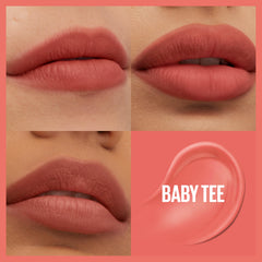Maybelline Teddy Tint, application douce sur les lèvres pour couleur légère.