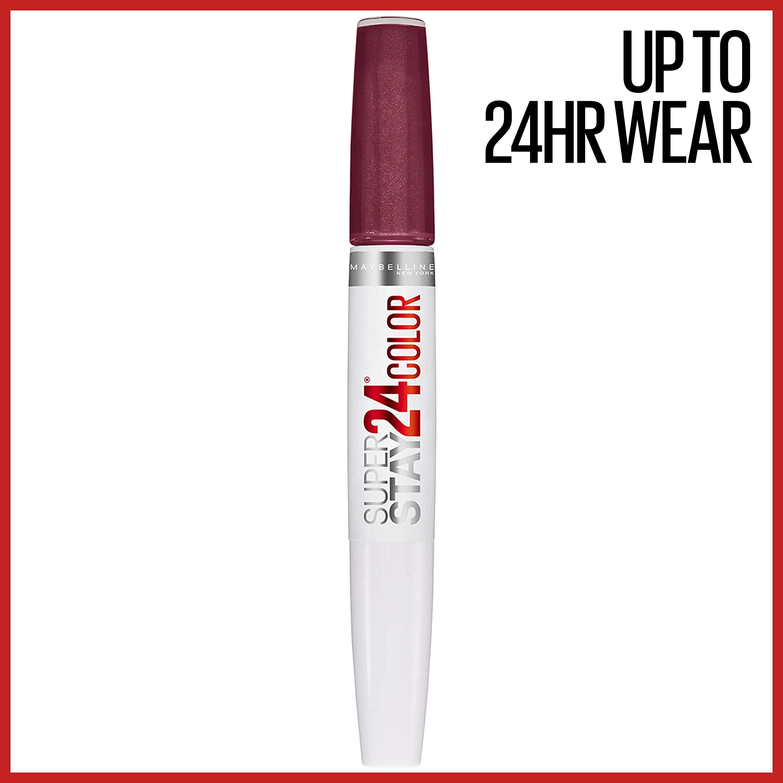 Maybelline Super Stay 24 – étape 1 teinte longue tenue sur les lèvres