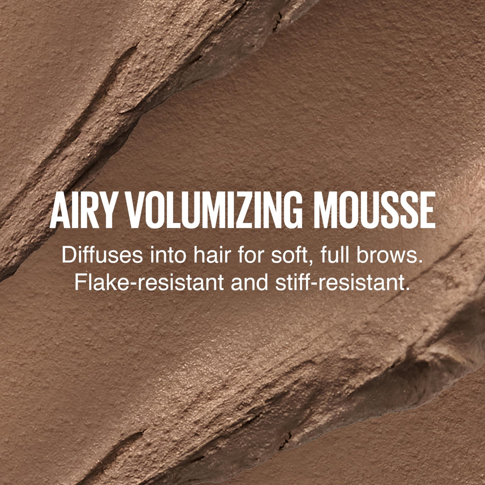 Maybelline Superfluff Formule Aérée, fini léger et naturel.