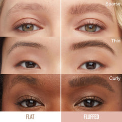 Maybelline Superfluff Mousse Aérée Teinte Blonde, sourcils plus fournis.