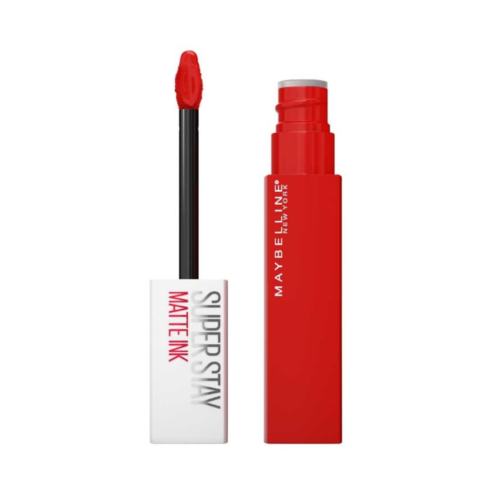 Maybelline SuperStay Matte Ink, appliateur-flèche pour précision et tenue durable.