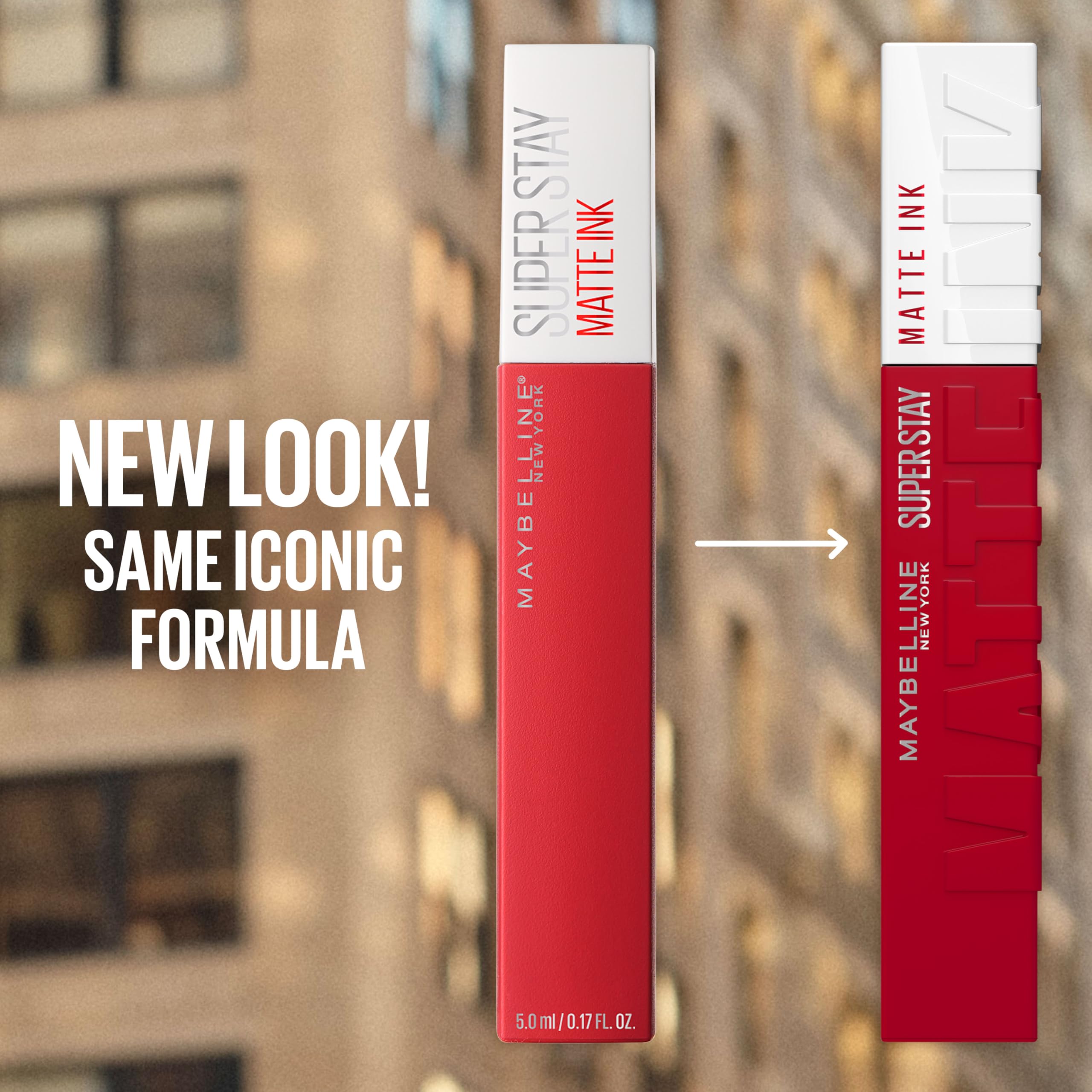 Maybelline SuperStay Matte Ink rouge classique, look sophistiqué et longue tenue