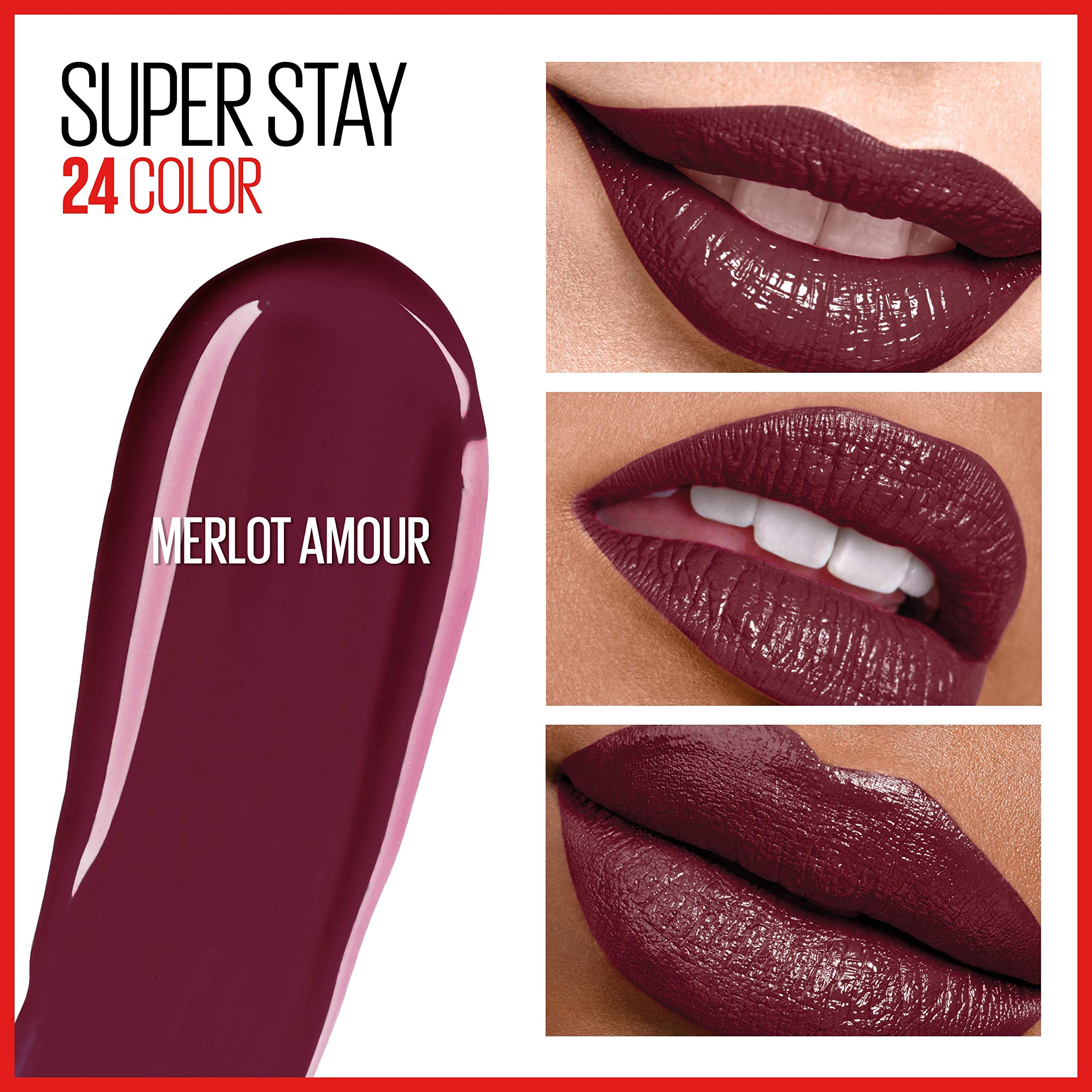 Baume hydratant Maybelline SuperStay24 pour nourrir les lèvres.