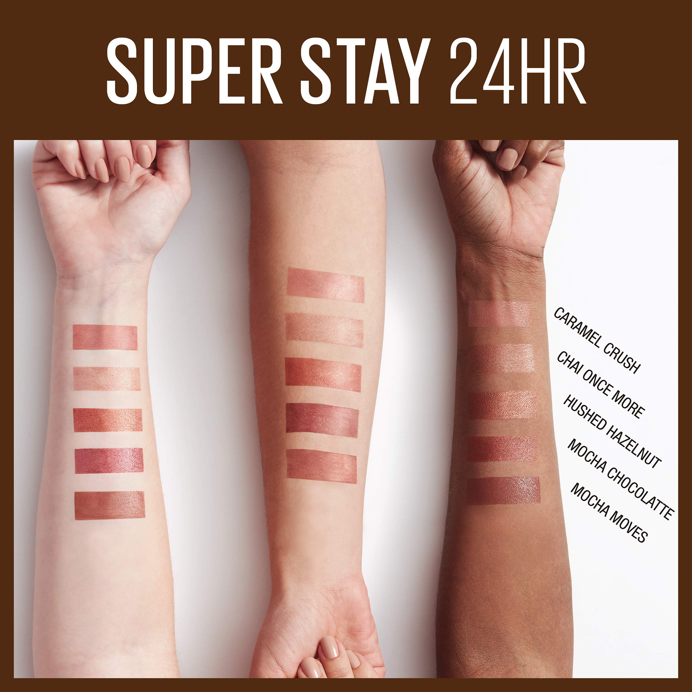 Maybelline SuperStay 24 - usage quotidien sans retouches.