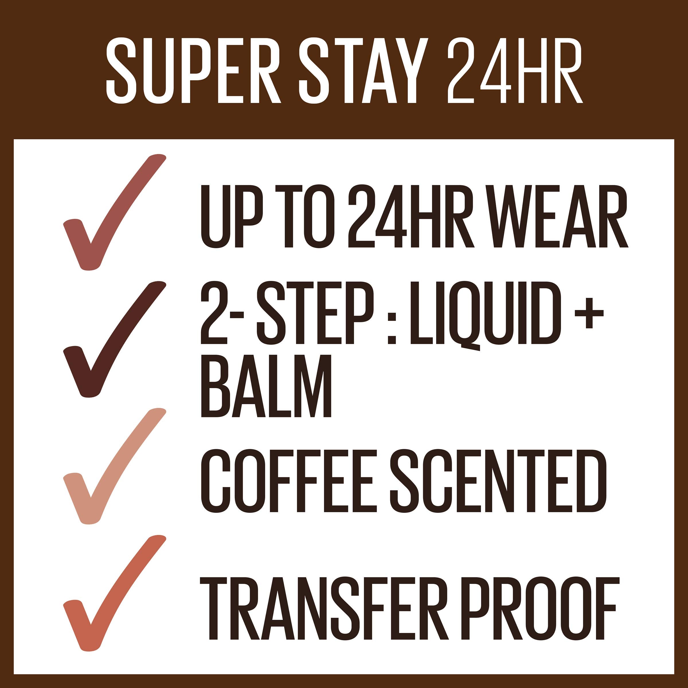 Maybelline SuperStay 24 - tenue soirée qui reste toute la nuit.