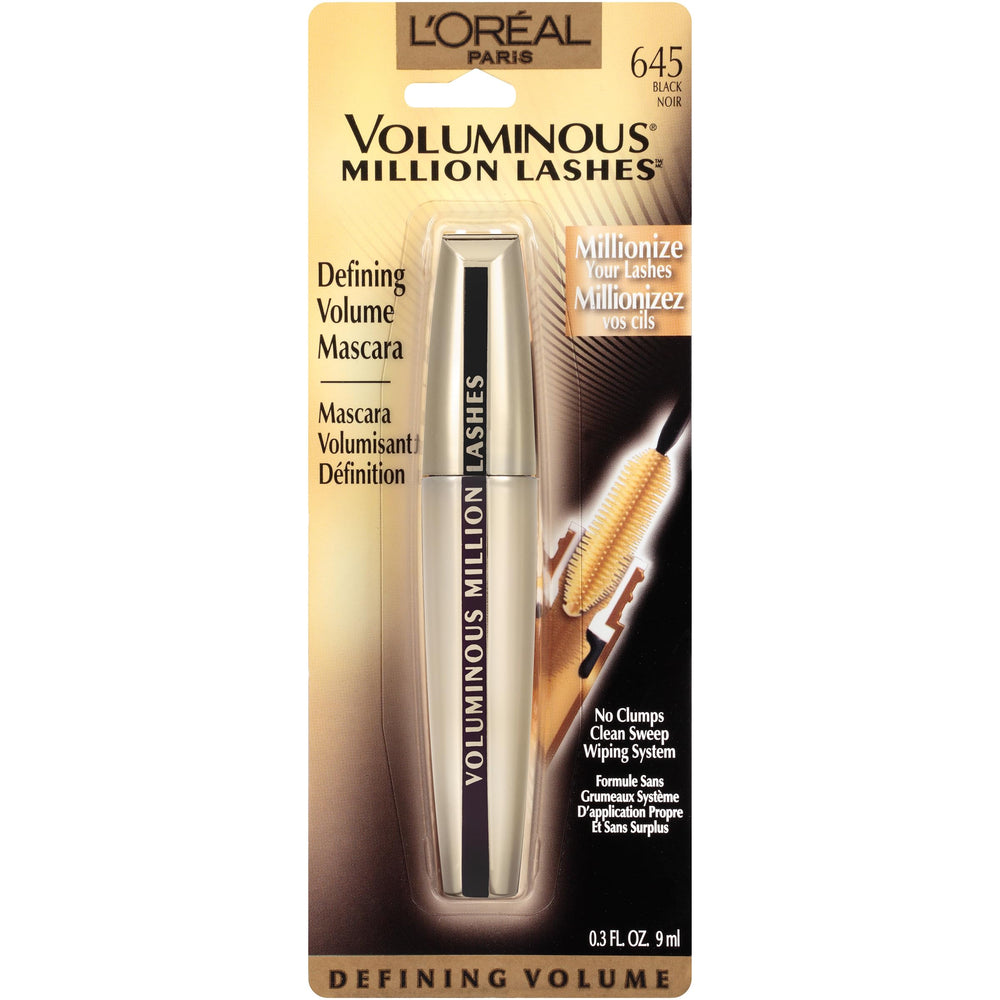 MAYBELLINE Système de nettoyage intégré évite les paquets pendant l’application.