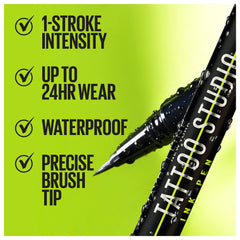 Maybelline Tattoo Studio Pigments Noirs Intenses, noir profond qui dure.