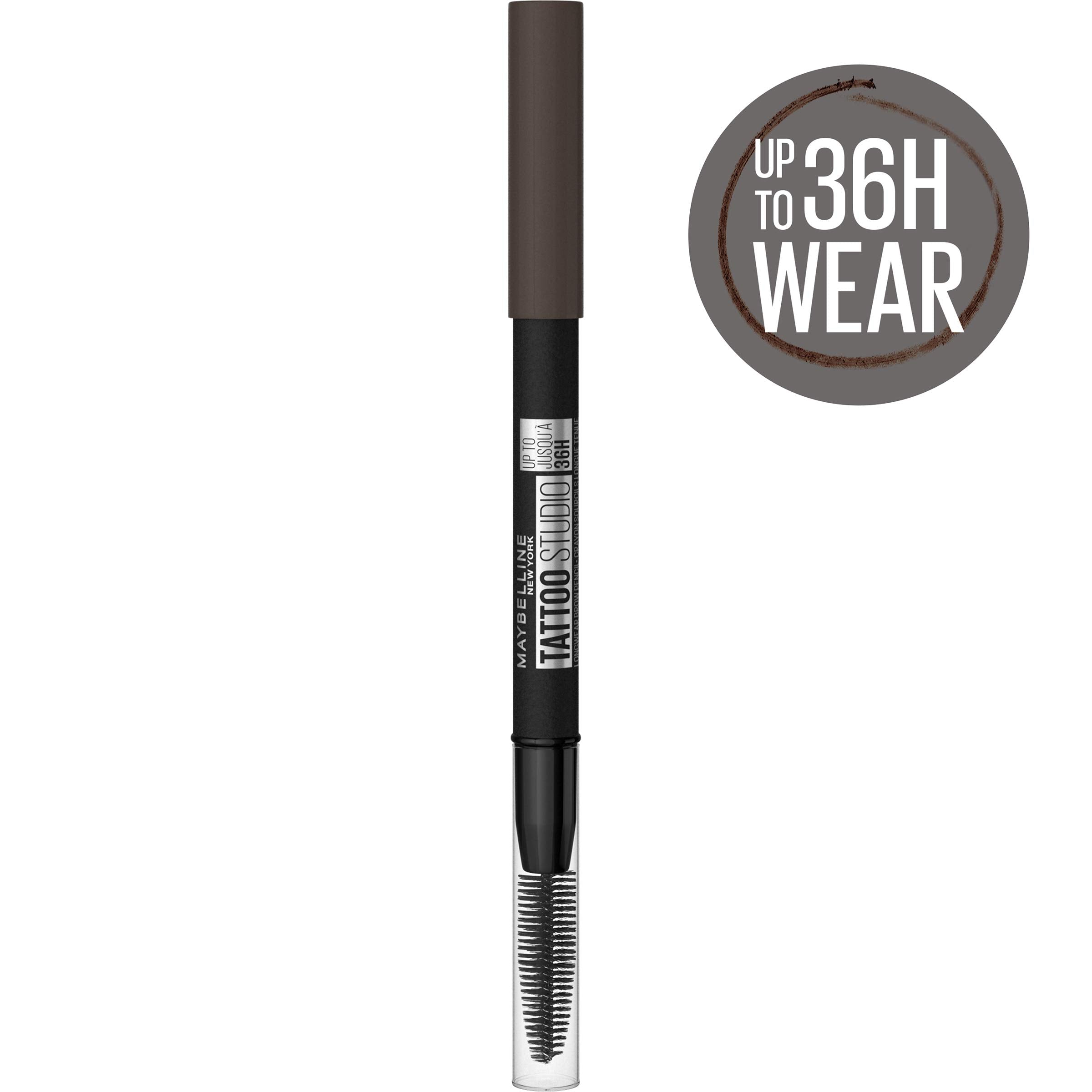Maybelline TattooStudio brosse-spoolie intégrée pour estomper et obtenir un rendu naturel