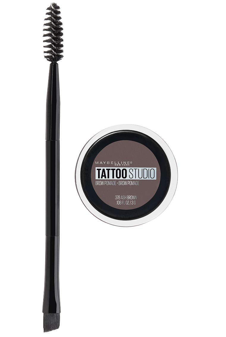 Maybelline TattooStudio pomade sourcils avec pinceau angulaire pour une application précise