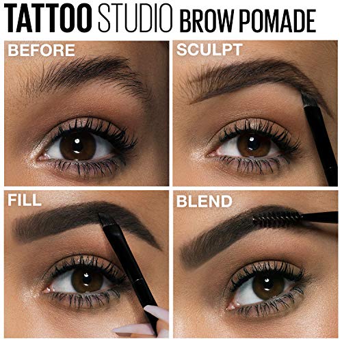 Maybelline TattooStudio Sourcils – finition mate, aspect naturel et durable