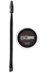 Maybelline TattooStudio Sourcils – pinceau angulaire pour tracé précis et définition longue durée