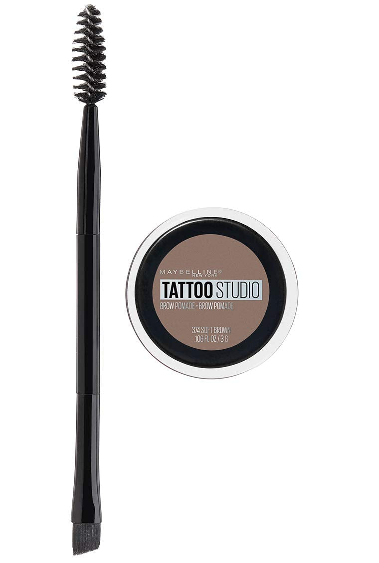 Maybelline TattooStudio Brow Pomade, application angulaire pour tracé précis et longue tenue