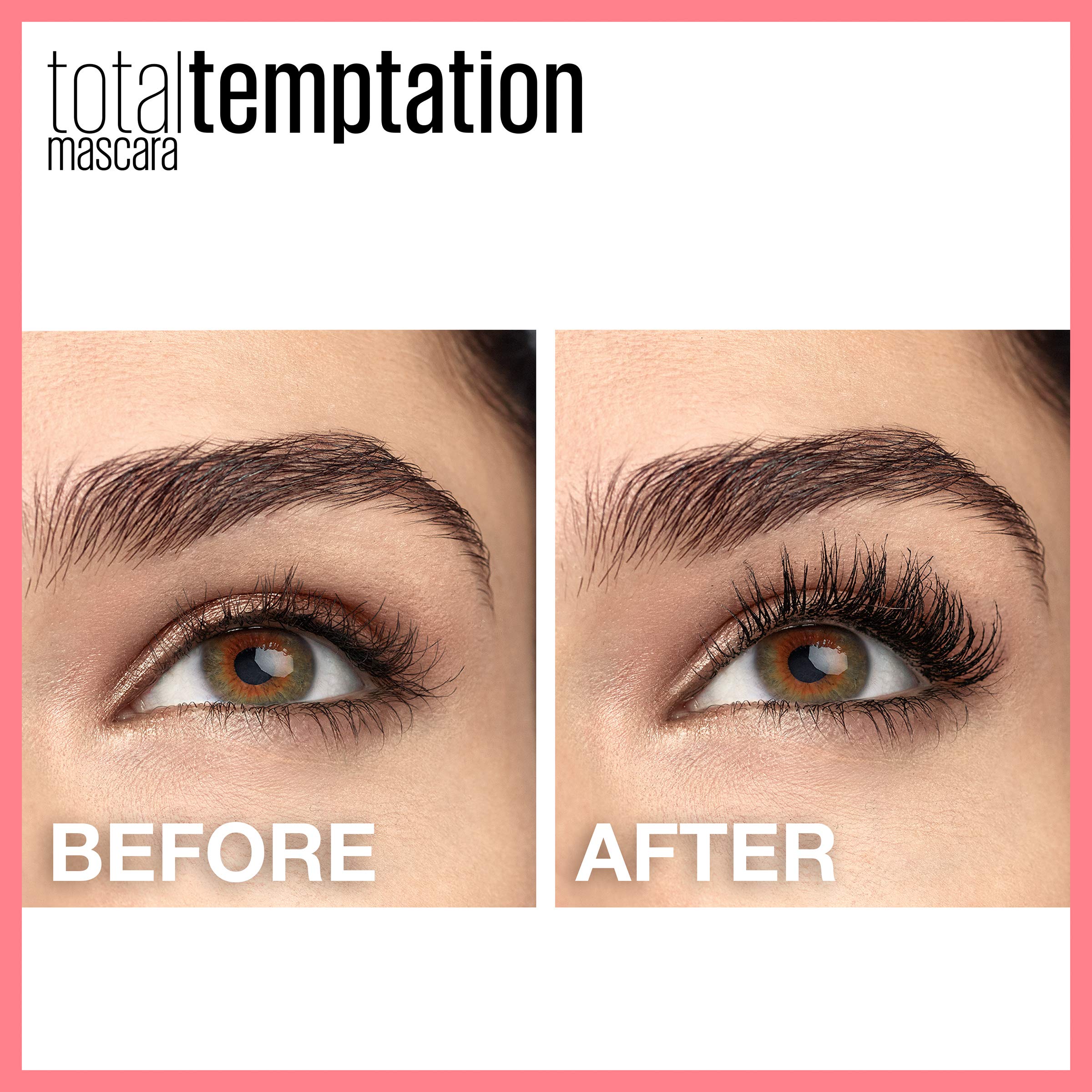 Mascara Maybelline Total Temptation brosse crèmeuse, cils séparés