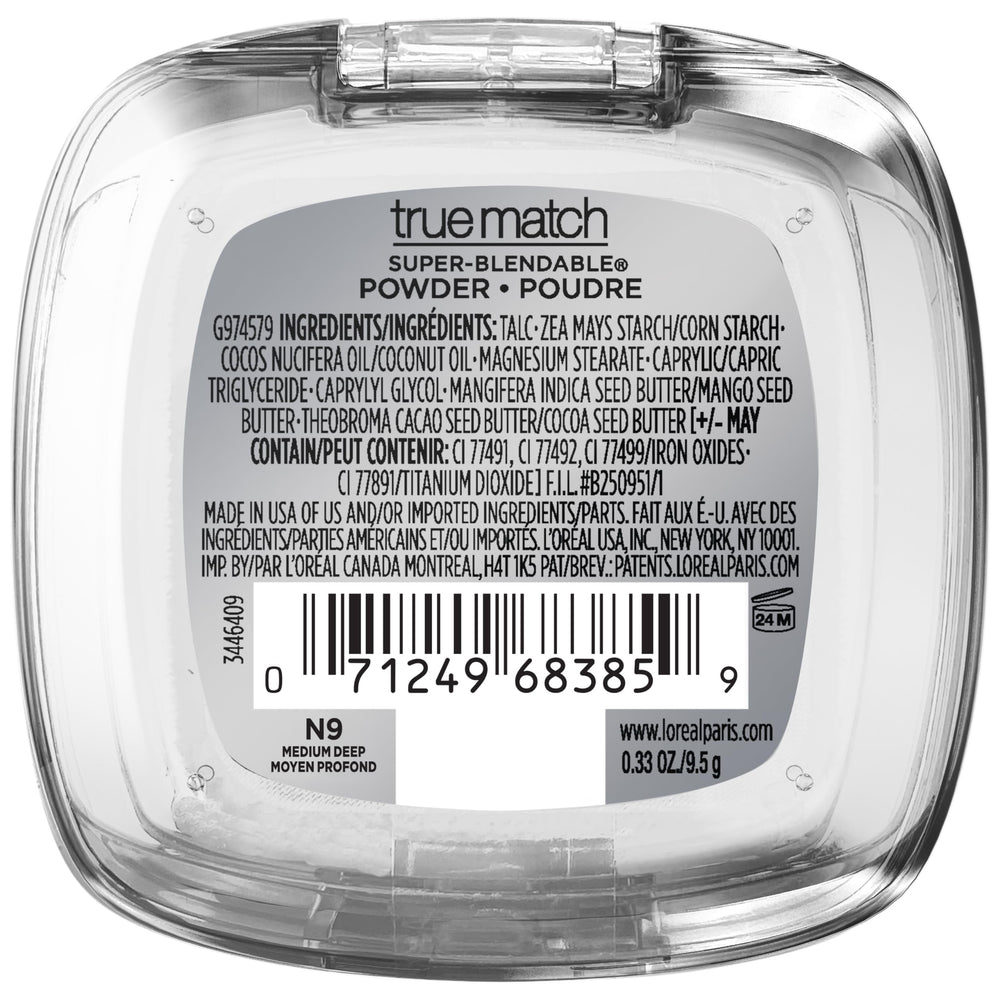 Maybelline True Match: format compact de 0-33oz pour retouches faciles