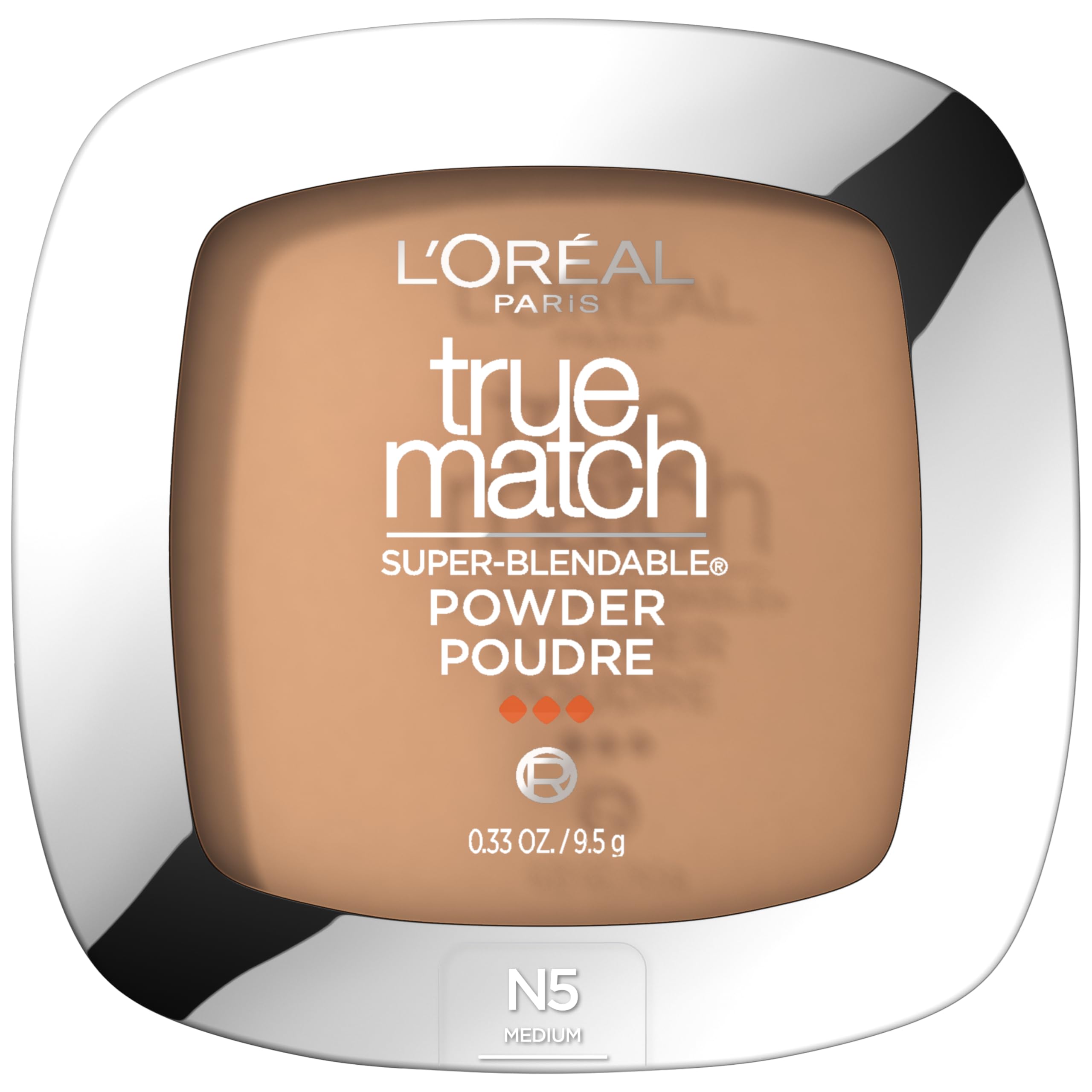 Maybelline True Match Poudre compacte N5 Medium – correspond exactement au teint, fini naturel.