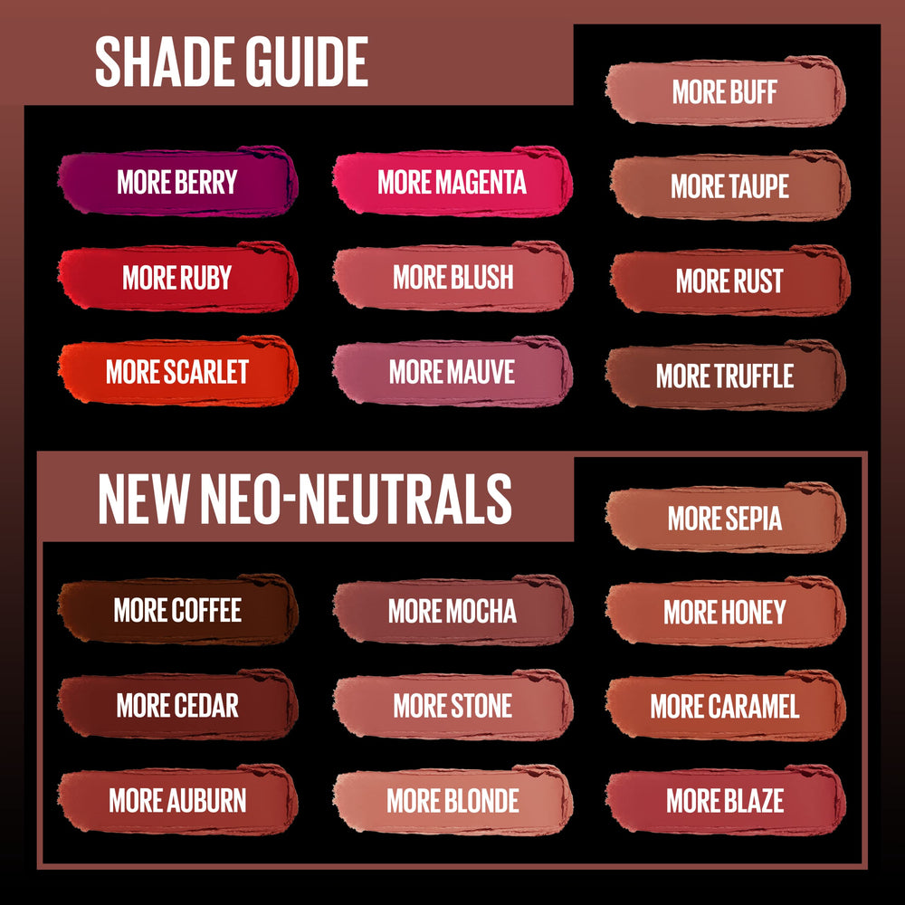 Bullet slim luxe Maybelline pour une application précise.