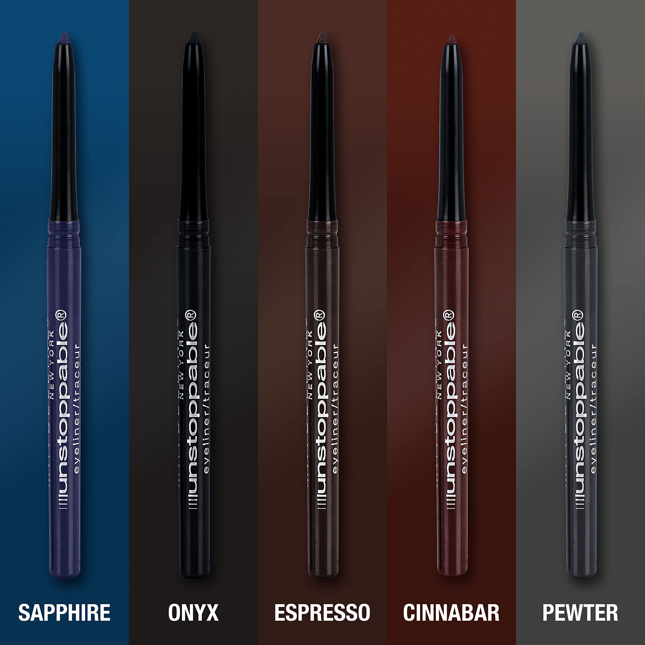 Convient aux yeux sensibles et porteurs de lentilles avec Maybelline Unstoppable