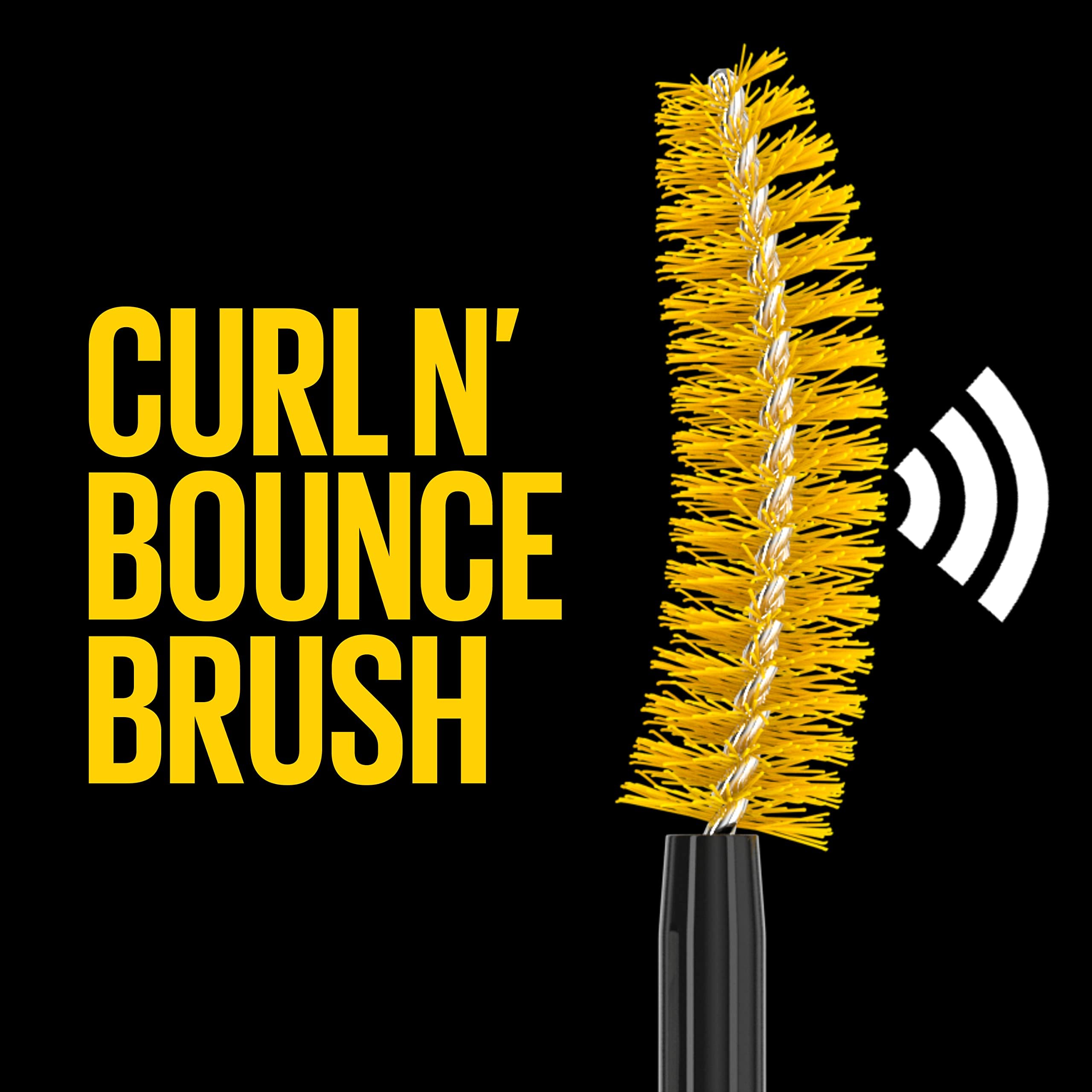 Maybelline Volum'Express Colossal Curl Bounce, effet volumisant et bouclant sans retouche.